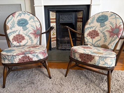 Pair ercol windsor tub - pair,