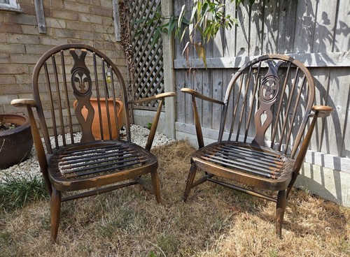 Ercol windsor chairs - 2,